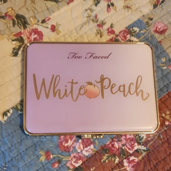 Too Faced White Peach Eyeshadow Palette - Purple and Gold - Picture 1 of 2